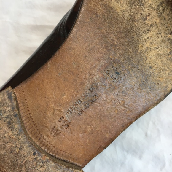 Bruno Magli Brown Leather Totus Tassel Loafers, 9.5W - Picture 7 of 9